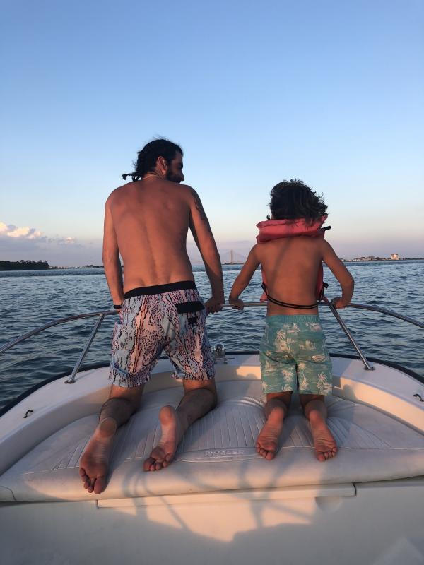 Girlfriend Maddie Kelly said Tyler Hudson is really missing his son, Teddy, and his boat. SUBMITTED PHOTO
